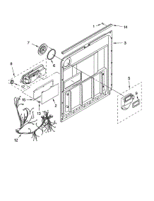 Door And Latch Parts parts for Kenmore Dishwasher 665.16229500 (66516229500, 665 16229500) from AppliancePartsPros.com