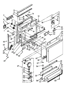 Door And Toe Panel Parts parts for Kenmore Dishwasher 665.1590840 (6651590840, 665 1590840) from AppliancePartsPros.com
