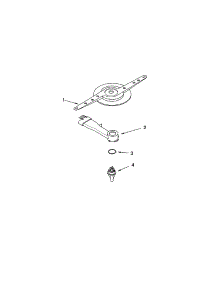 Lower Washarm parts for Kenmore Dishwasher 665.15912000 (66515912000, 665 15912000) from AppliancePartsPros.com