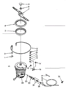 Heater, Pump And Lower Sprayarm Parts parts for Kenmore Dishwasher 665.1591681 (6651591681, 665 1591681) from AppliancePartsPros.com