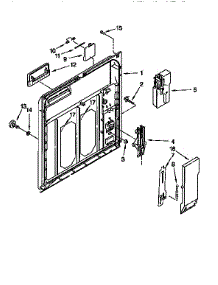 Inner Door parts for Kenmore Dishwasher 665.15921691 (66515921691, 665 15921691) from AppliancePartsPros.com