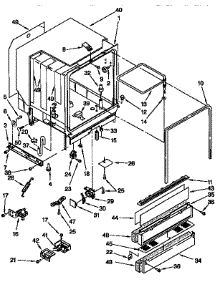 Tub Assembly parts for Kenmore Dishwasher 665.15921692 (66515921692, 665 15921692) from AppliancePartsPros.com