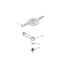 Lower Washarm parts for Kenmore Dishwasher 665.15922001 (66515922001, 665 15922001) from AppliancePartsPros.com
