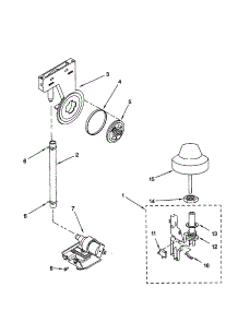 Fill And Overfill parts for Kenmore Dishwasher 665.15923001 (66515923001, 665 15923001) from AppliancePartsPros.com