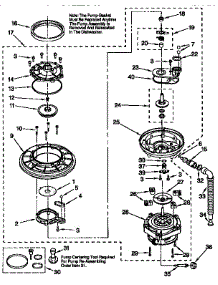 Pump And Motor parts for Kenmore Dishwasher 665.15925692 (66515925692, 665 15925692) from AppliancePartsPros.com