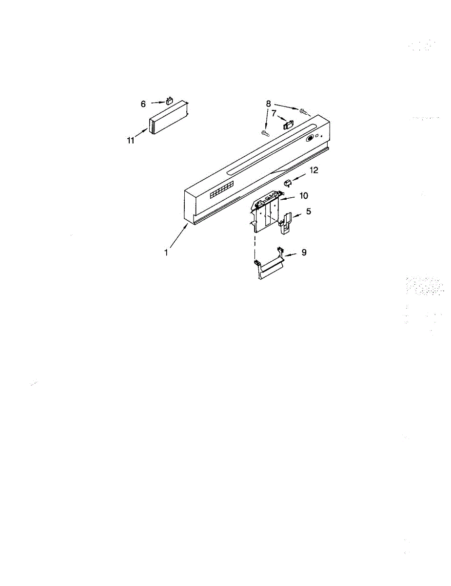 Parts for Kenmore 665.15932000 (66515932000, 665 15932000): Control ...