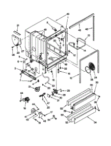 Tub Assembly parts for Kenmore Dishwasher 665.15951793 (66515951793, 665 15951793) from AppliancePartsPros.com