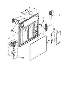 Inner Door parts for Kenmore Dishwasher 665.15951793 (66515951793, 665 15951793) from AppliancePartsPros.com