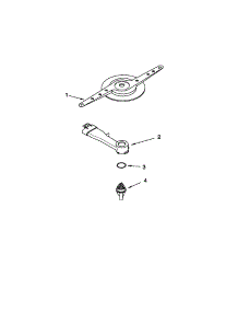 Lower Washarm parts for Kenmore Dishwasher 665.15952000 (66515952000, 665 15952000) from AppliancePartsPros.com