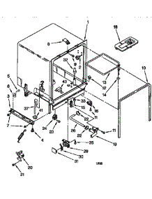Tub Assembly parts for Kenmore Dishwasher 665.17425790 (66517425790, 665 17425790) from AppliancePartsPros.com