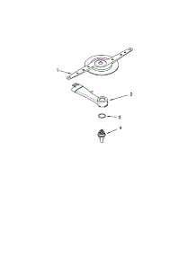 Lower Washarm parts for Kenmore Dishwasher 665.17469300 (66517469300, 665 17469300) from AppliancePartsPros.com