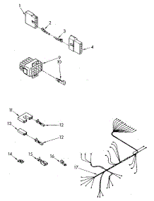 Wiring Harness parts for Kenmore Dishwasher 665.1698580 (6651698580, 665 1698580) from AppliancePartsPros.com