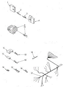 Wiring Harness parts for Kenmore Dishwasher 665.1698582 (6651698582, 665 1698582) from AppliancePartsPros.com
