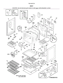 Body parts for Kenmore Range 790.94202316 (79094202316, 790 94202316) from AppliancePartsPros.com
