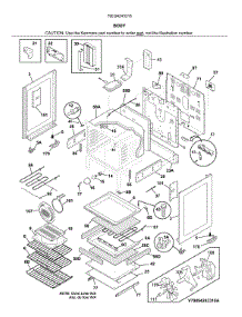 Body parts for Kenmore Range 790.94243316 (79094243316, 790 94243316) from AppliancePartsPros.com