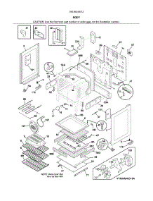 Body parts for Kenmore Range 790.94249312 (79094249312, 790 94249312) from AppliancePartsPros.com