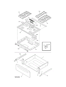 Top parts for Kenmore Range 790.36734701 (79036734701, 790 36734701) from AppliancePartsPros.com
