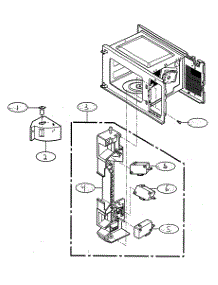 Latch Board Parts parts for Kenmore Microwave 721.61283100 (72161283100, 721 61283100) from AppliancePartsPros.com