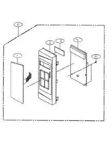 Cabinet Parts parts for Kenmore Microwave 721.61289100 (72161289100, 721 61289100) from AppliancePartsPros.com