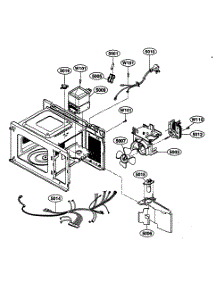 Oven Interior parts for Kenmore Microwave 721.62002200 (72162002200, 721 62002200) from AppliancePartsPros.com