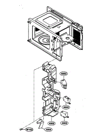 Suction Guide parts for Kenmore Microwave 721.62002200 (72162002200, 721 62002200) from AppliancePartsPros.com