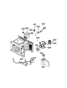 Oven Interior parts for Kenmore Microwave 721.62102200 (72162102200, 721 62102200) from AppliancePartsPros.com