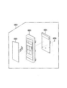 Controller parts for Kenmore Microwave 721.62102200 (72162102200, 721 62102200) from AppliancePartsPros.com