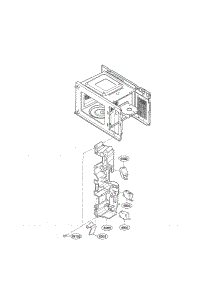 Latch Board Parts parts for Kenmore Microwave 721.62102201 (72162102201, 721 62102201) from AppliancePartsPros.com