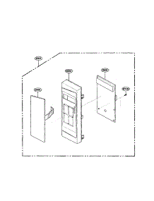 Controller parts for Kenmore Microwave 721.62109200 (72162109200, 721 62109200) from AppliancePartsPros.com