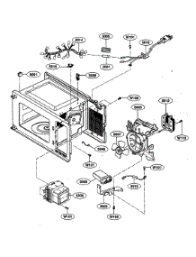 Interior Parts parts for Kenmore Microwave 721.62212200 (72162212200, 721 62212200) from AppliancePartsPros.com