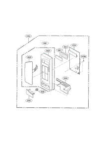 Controller Parts parts for Kenmore Microwave 721.62219201 (72162219201, 721 62219201) from AppliancePartsPros.com