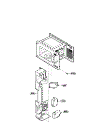 Latch Board parts for Kenmore Microwave 721.62222300 (72162222300, 721 62222300) from AppliancePartsPros.com
