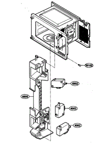 Latch Board Parts parts for Kenmore Microwave 721.62223200 (72162223200, 721 62223200) from AppliancePartsPros.com