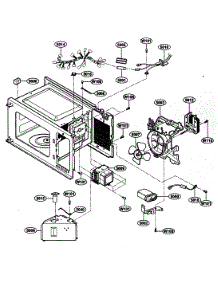 Oven Interior Parts parts for Kenmore Microwave 721.62223200 (72162223200, 721 62223200) from AppliancePartsPros.com