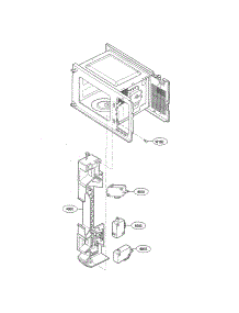 Latch Board parts for Kenmore Microwave 721.62253201 (72162253201, 721 62253201) from AppliancePartsPros.com