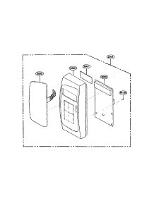 Controller parts for Kenmore Microwave 721.62259200 (72162259200, 721 62259200) from AppliancePartsPros.com