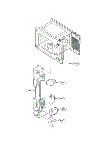 Latch Board parts for Kenmore Microwave 721.62259201 (72162259201, 721 62259201) from AppliancePartsPros.com