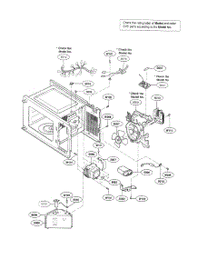 Interior Parts parts for Kenmore Microwave 721.62259201 (72162259201, 721 62259201) from AppliancePartsPros.com