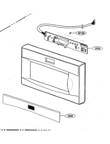 Controller parts for Kenmore Microwave 721.62299200 (72162299200, 721 62299200) from AppliancePartsPros.com