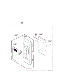 Control Panel Parts parts for Kenmore Microwave 721.62342200 (72162342200, 721 62342200) from AppliancePartsPros.com
