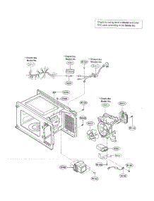 Interior Parts parts for Kenmore Microwave 721.62342201 (72162342201, 721 62342201) from AppliancePartsPros.com