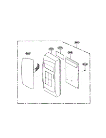 Controller parts for Kenmore Microwave 721.62342202 (72162342202, 721 62342202) from AppliancePartsPros.com