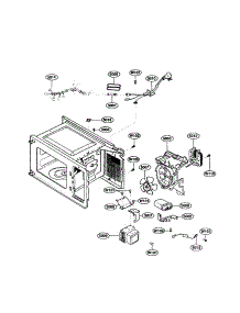 Oven Interior parts for Kenmore Microwave 721.62342202 (72162342202, 721 62342202) from AppliancePartsPros.com