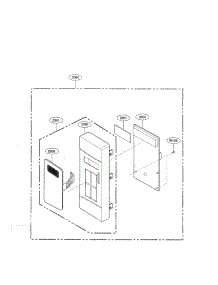 Control Panel Parts parts for Kenmore Microwave 721.62342203 (72162342203, 721 62342203) from AppliancePartsPros.com