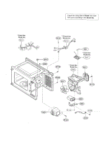 Interior Parts parts for Kenmore Microwave 721.62342203 (72162342203, 721 62342203) from AppliancePartsPros.com