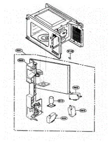 Latch Board parts for Kenmore Microwave 721.62344301 (72162344301, 721 62344301) from AppliancePartsPros.com
