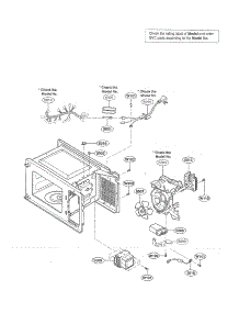 Interior Parts parts for Kenmore Microwave 721.62349200 (72162349200, 721 62349200) from AppliancePartsPros.com