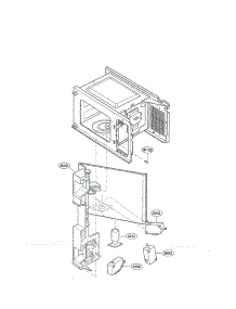Latch Board Parts parts for Kenmore Microwave 721.62349200 (72162349200, 721 62349200) from AppliancePartsPros.com