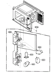 Latch Board parts for Kenmore Microwave 721.62349202 (72162349202, 721 62349202) from AppliancePartsPros.com