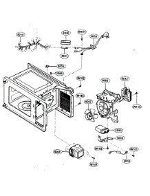 Oven Interior parts for Kenmore Microwave 721.62349202 (72162349202, 721 62349202) from AppliancePartsPros.com